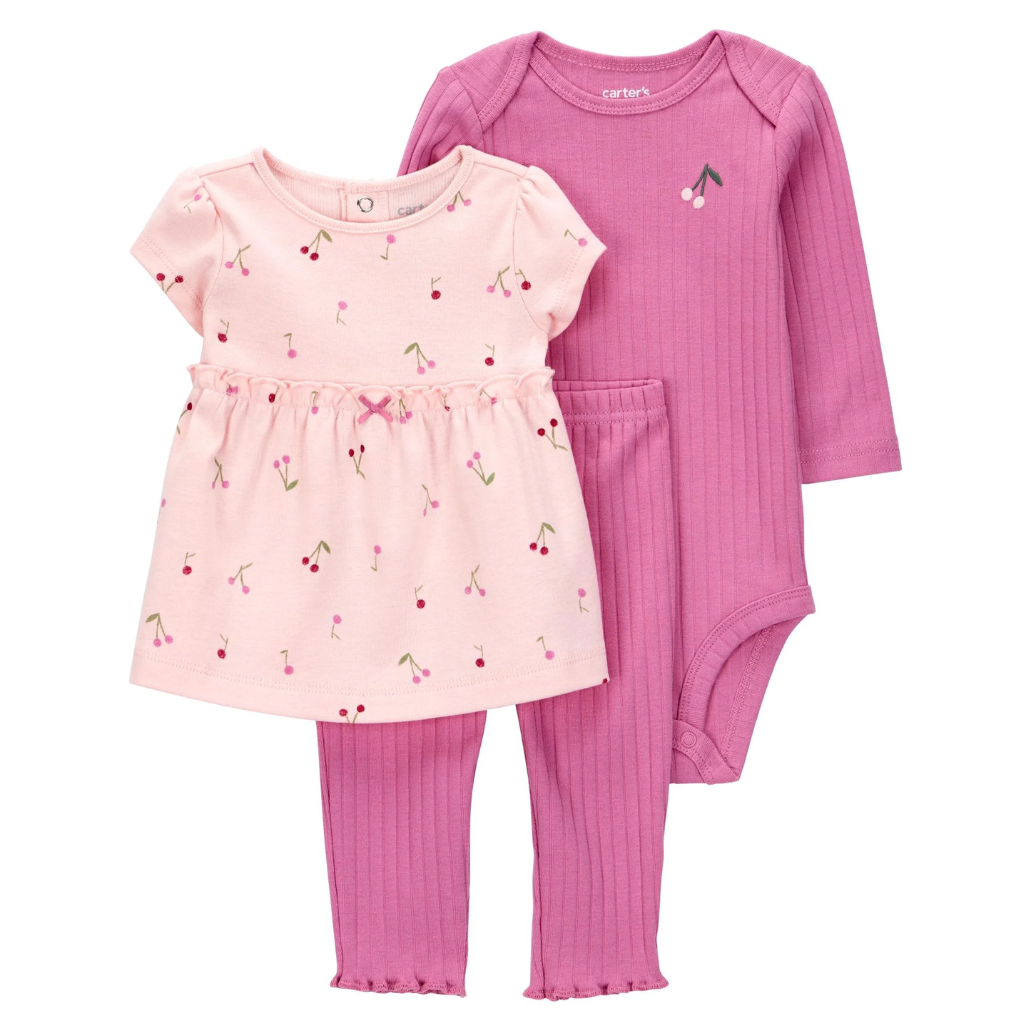 Carter's Child of Mine Conjunto de conjunto para Bebé y Niña 3 Piezas