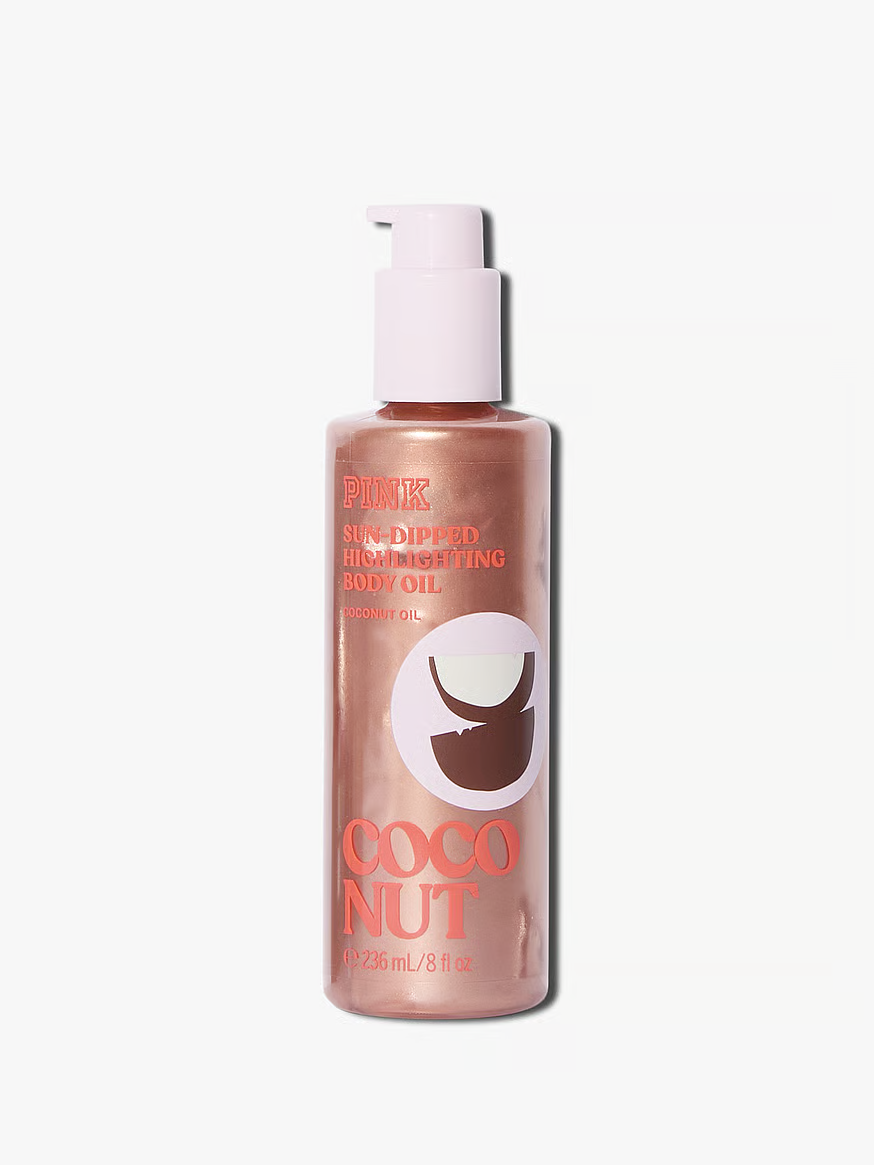 Pink Coconut Highlighting Body Oil