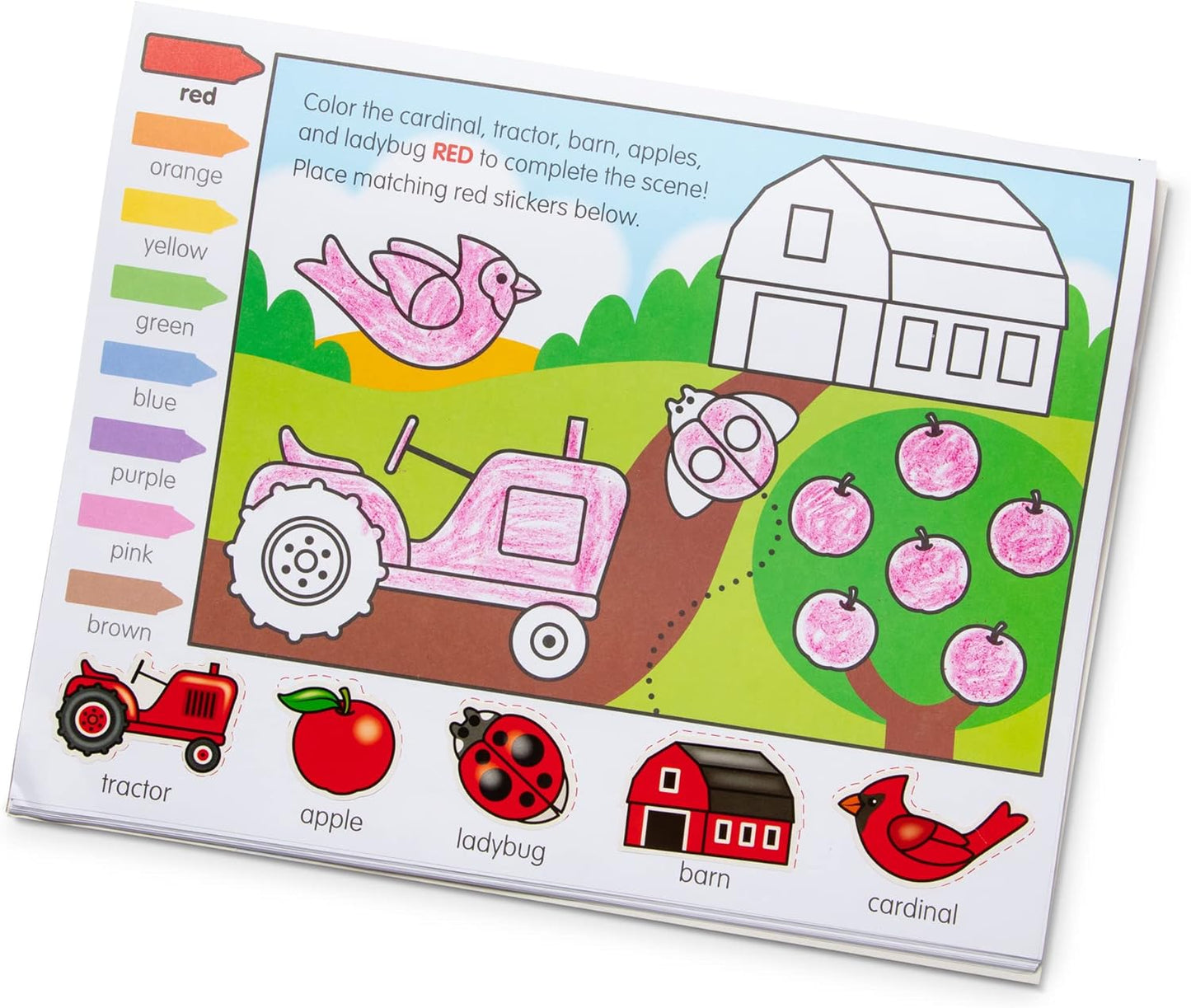 Melissa & Doug Activity Pads Alfabeto, Colores & Figuras y Números