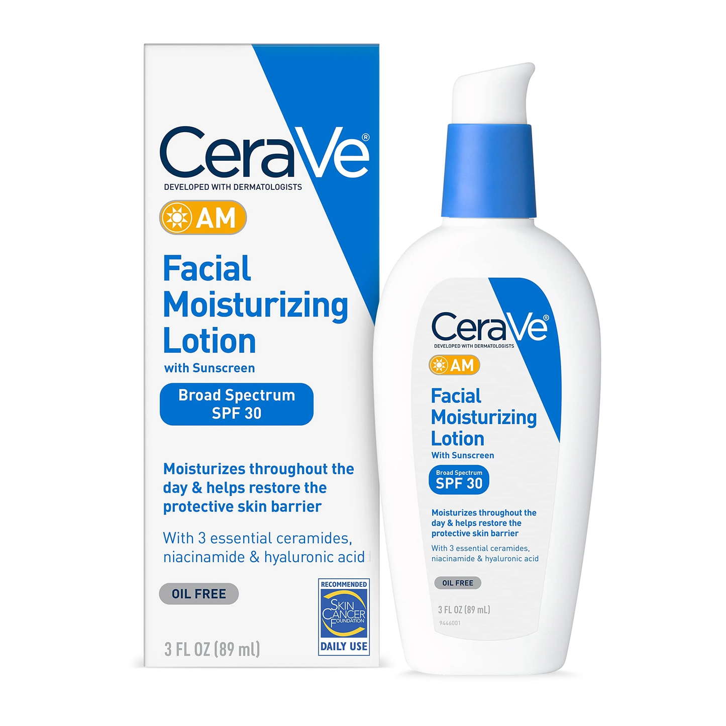 CeraVe AM Facial Moisturizing Lotion 30 SPF 3 fl oz