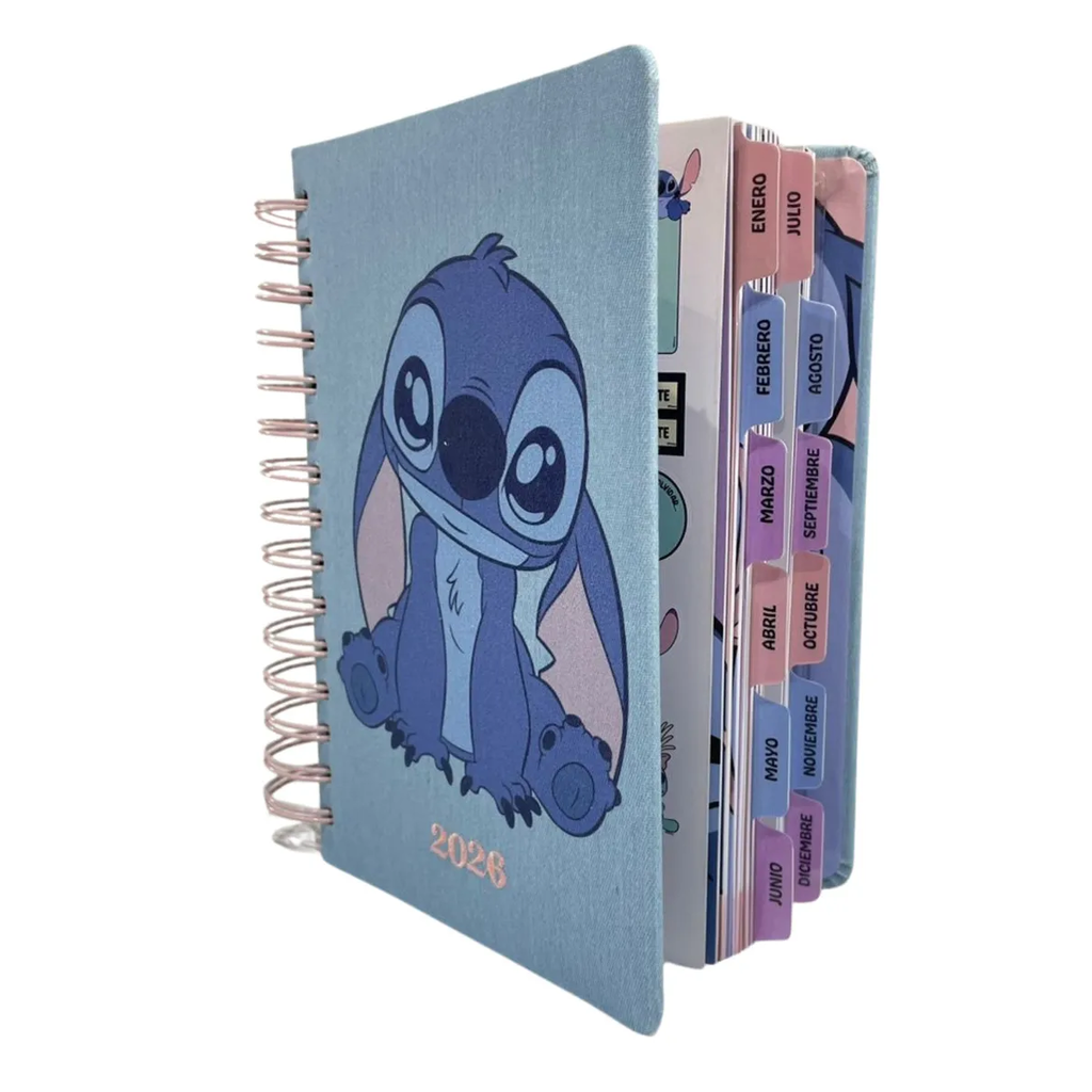 AGENDA 2026 STITCH DIA POR PAGINA BY MOOVING
