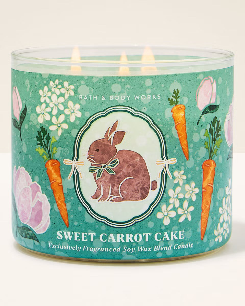 Vela 3 mechas Sweet Carrot Cake