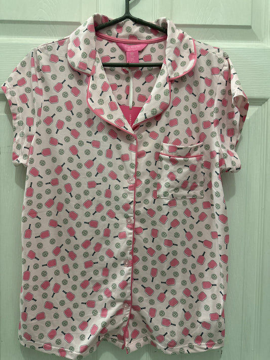 Pijama de Short de Raqueta y Pelota