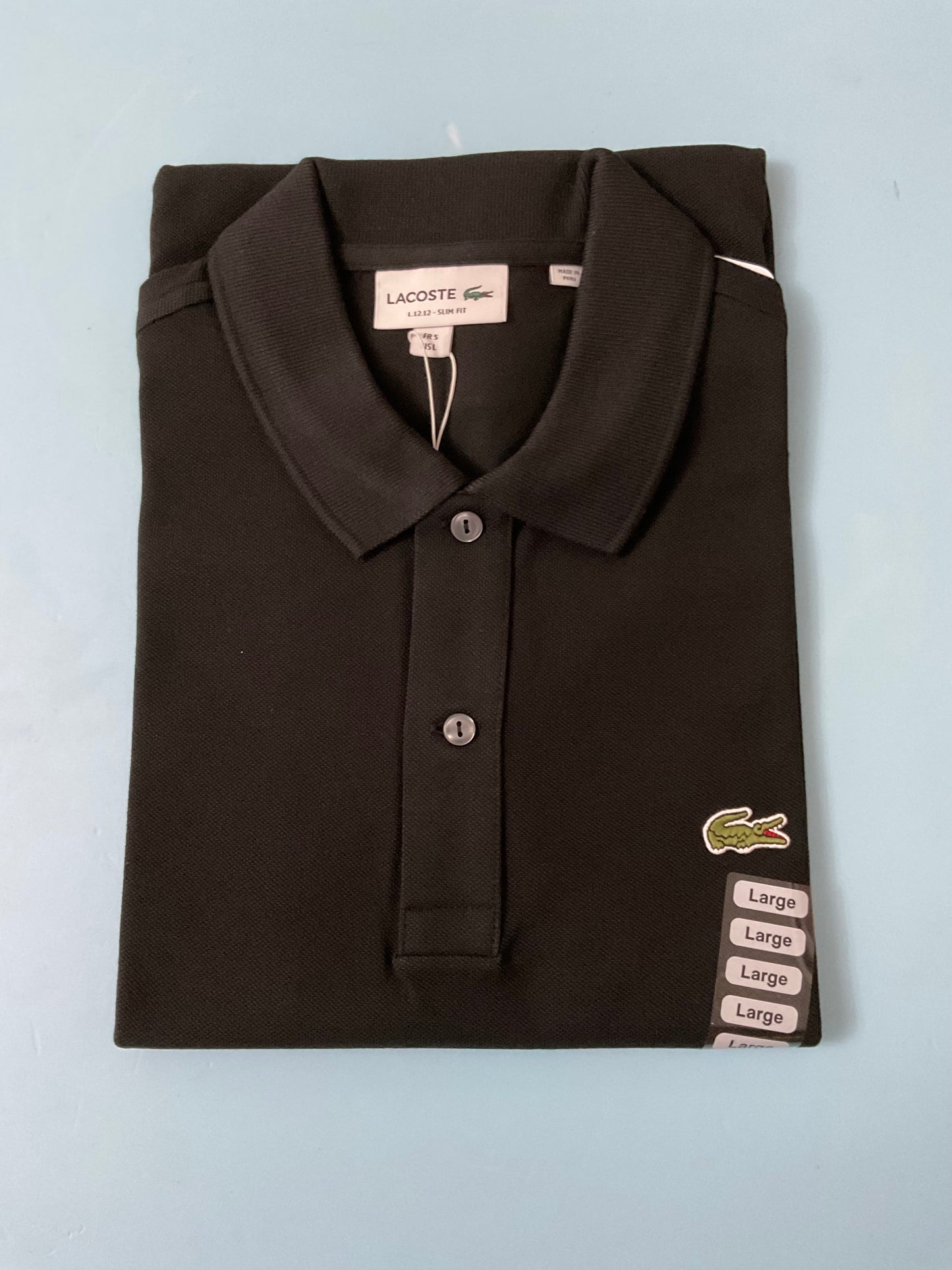 Camisa Lacoste negra
