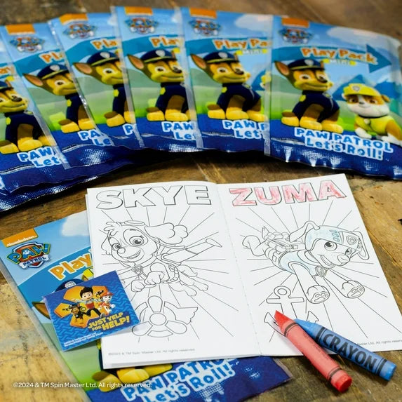 Mini libros de pintar Paw Patrol 8pcs