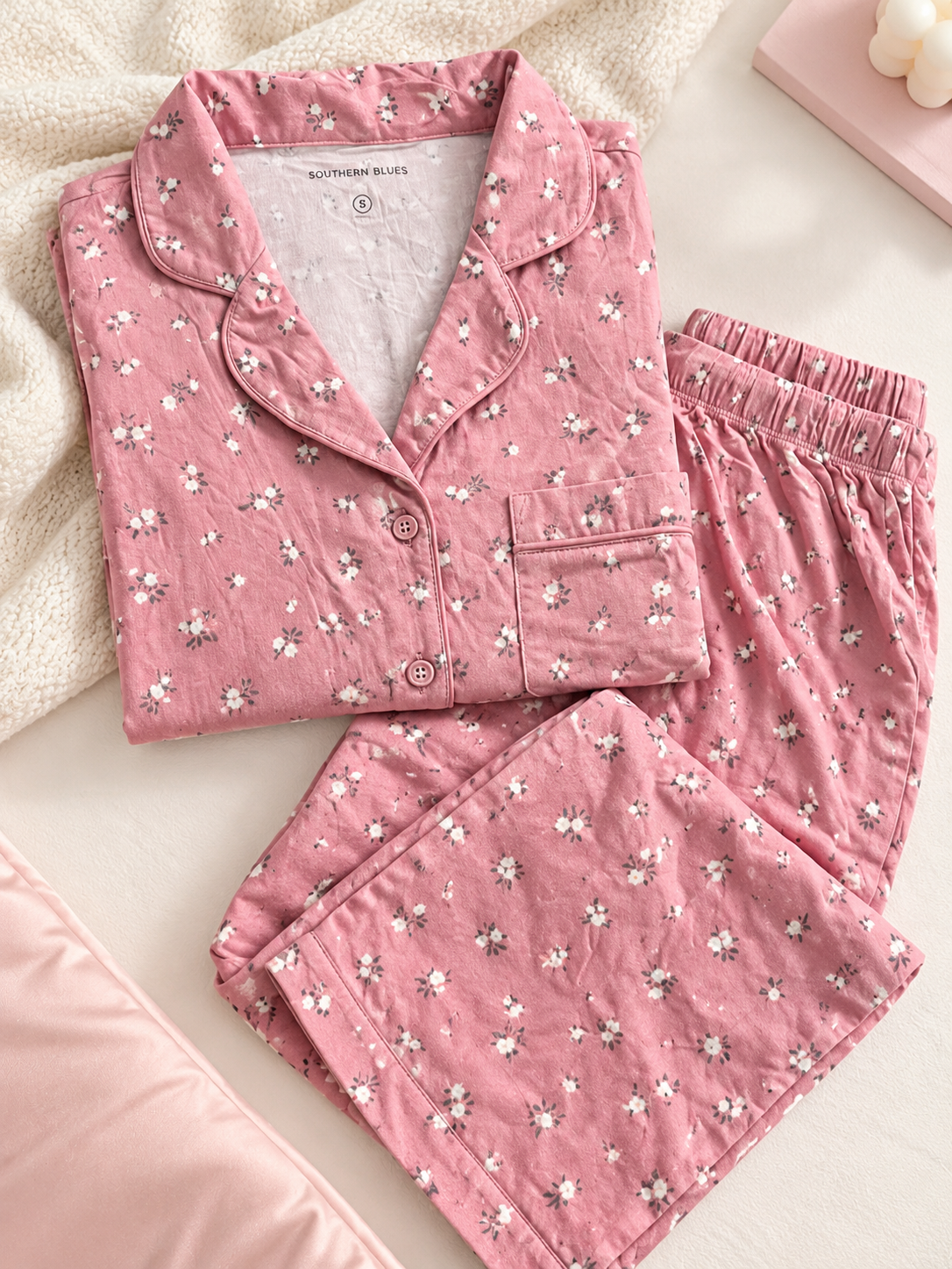 Pijama Floral de Pantalón Floral Sincerely Jules