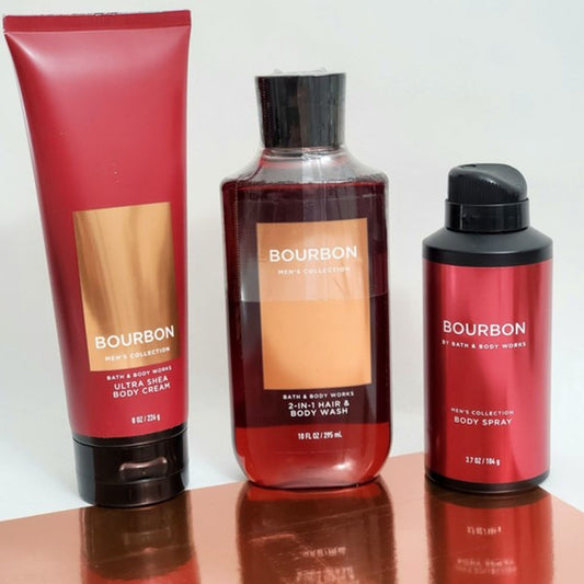 Bourbon 🥃 3pcs Set✨Bath &BodyWorks Men’s Collection