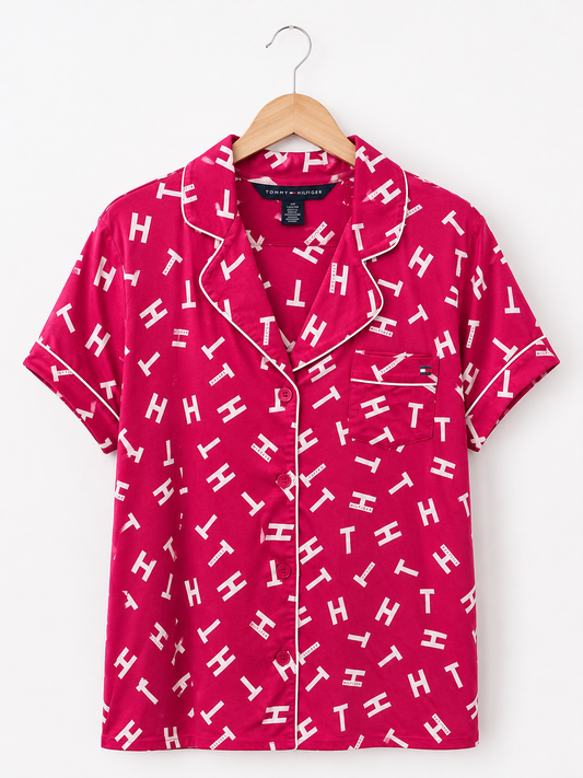 Pijama de Pantalón Tommy Hilfiger Fuscia