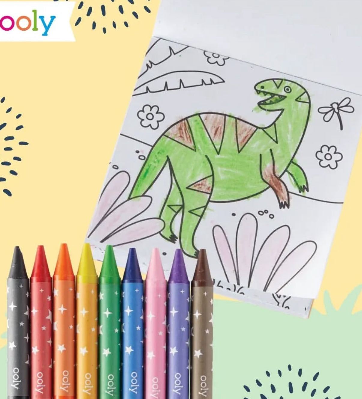 Dinoland Coloring Book Kit🩶🦖🦕