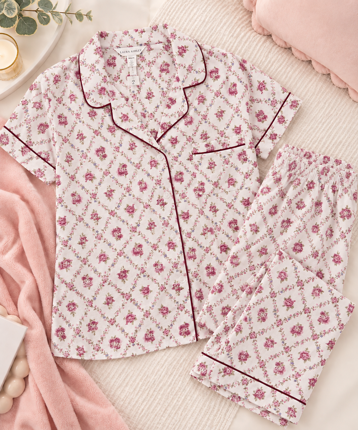 Pijama de Pantalón Floreada