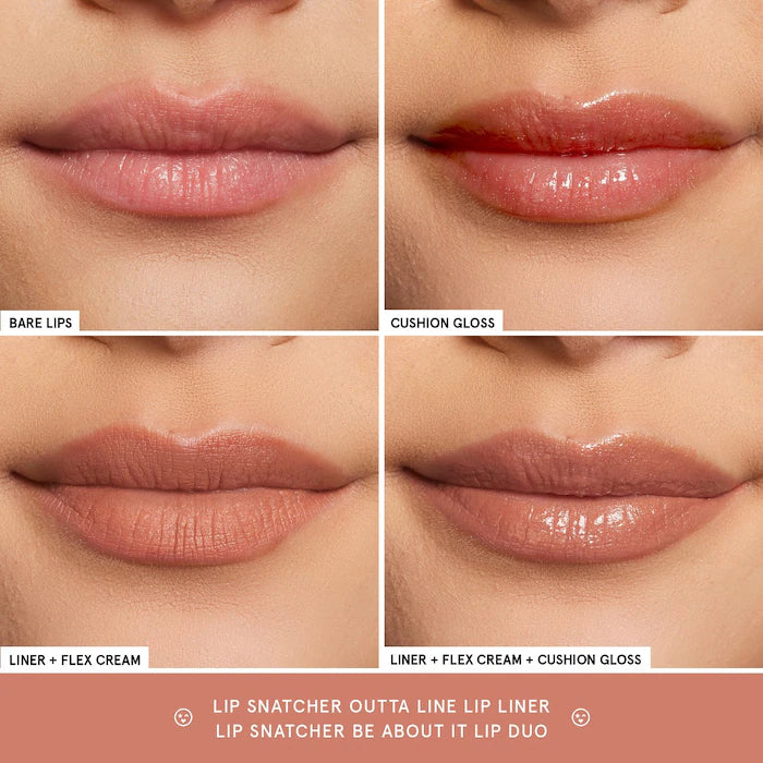 🌟ONE/SIZE by Patrick Starrr🌟
Lip Snatcher Hydrating Liquid Lipstick and Lip Gloss Duo