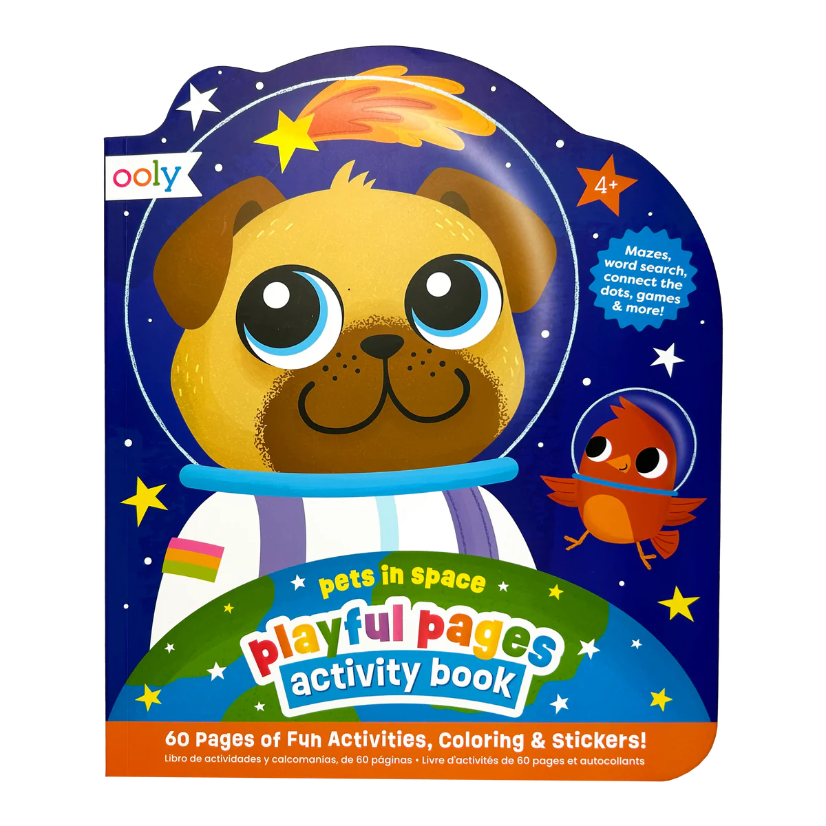 Pets in Space🚀🐶Libro de Colorear y Actividades