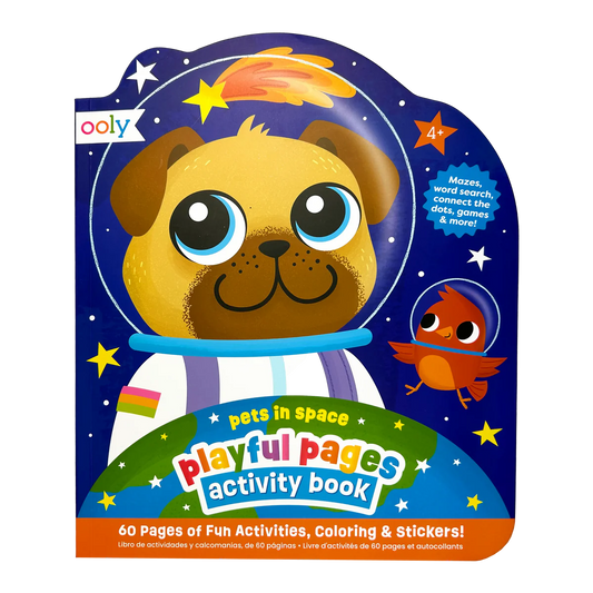 Pets in Space🚀🐶Libro de Colorear y Actividades