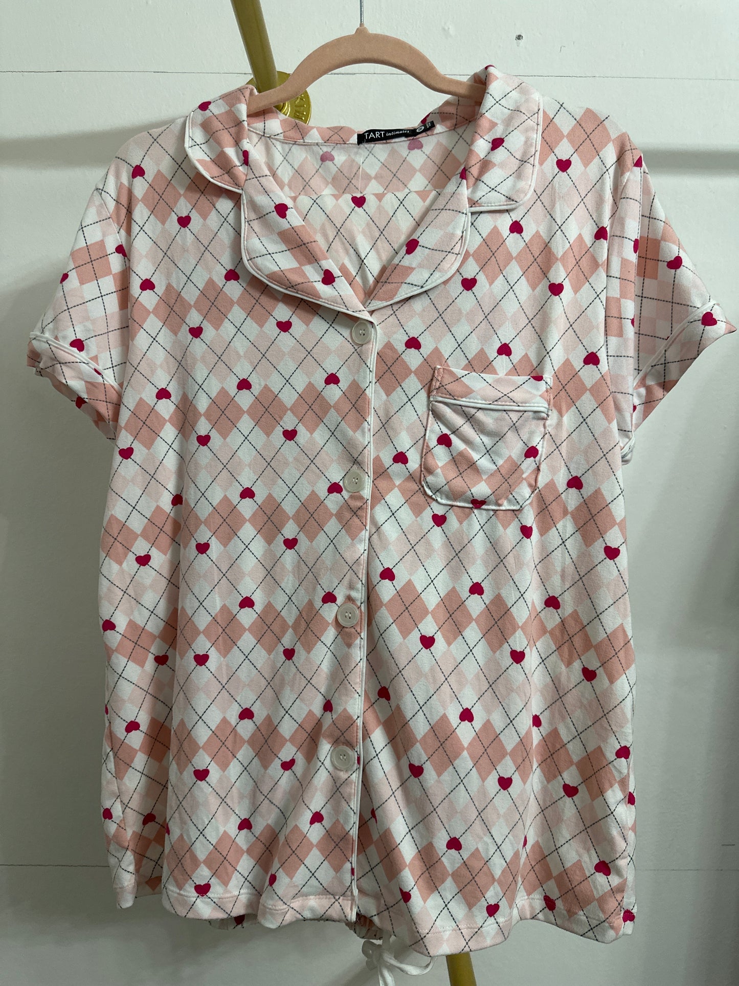 Pijama de Rombos y Corazones Tart