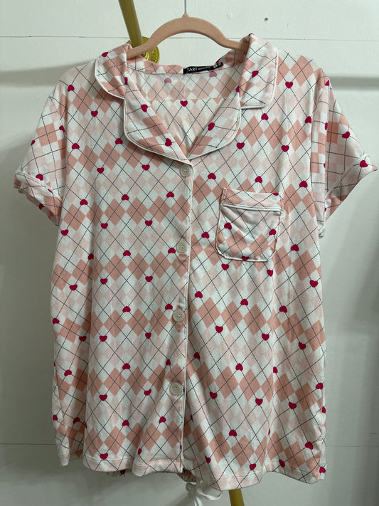 Pijama de Rombos y Corazones Tart