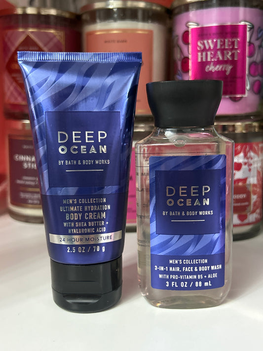 Mini Set Gel & Crema  Men’s Collection Deep Ocean