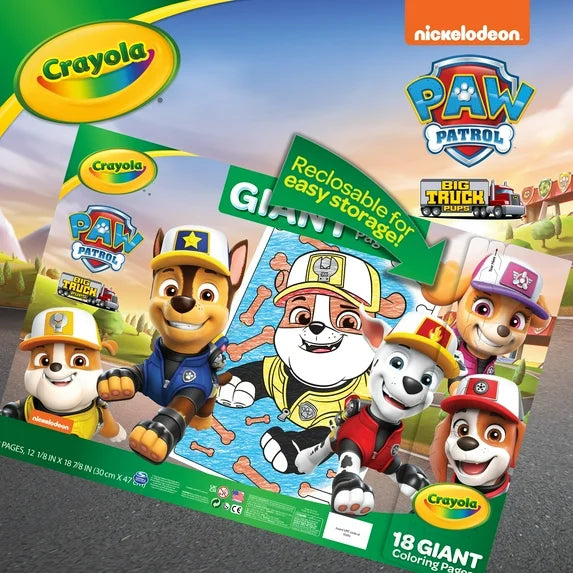 Páginas de Colorear Gigantes Paw Patrol✨