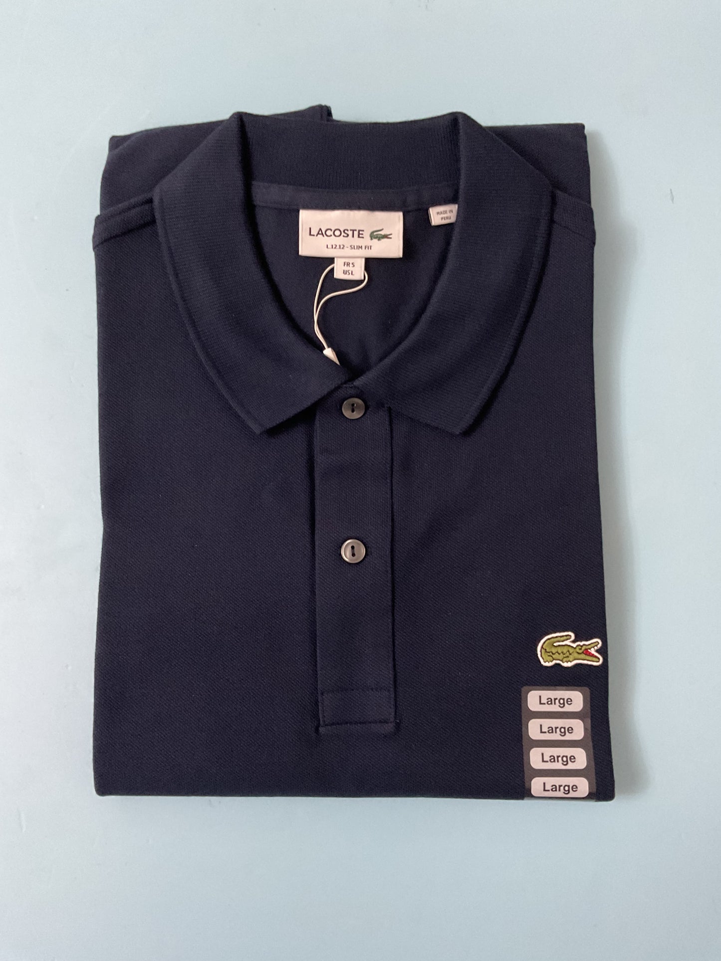 Camisa Lacoste Azul