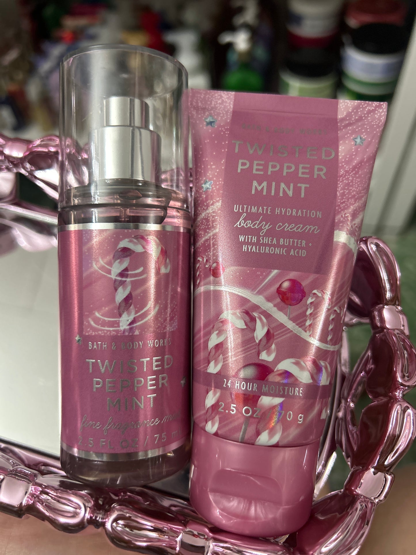 Mini Set Splash & Crema Twisted Peppermint