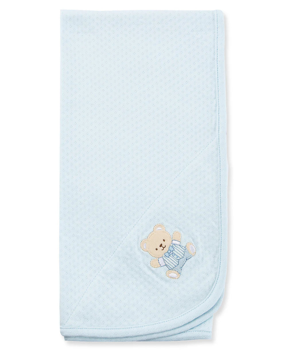 Cobija Teddy Bear 🧸🩵 Algodón Orgánico