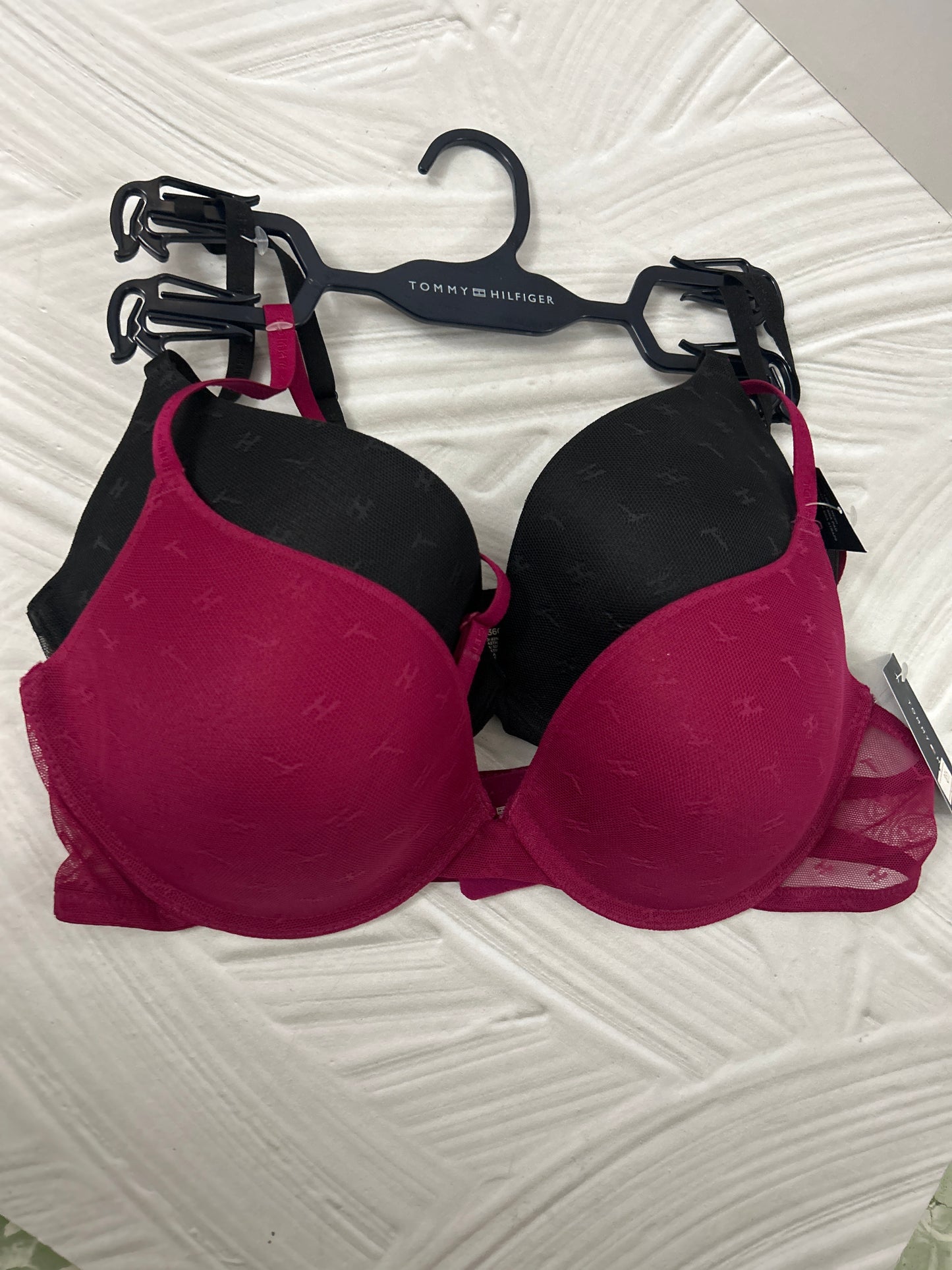 Bra 2Pack Tommy Hilfiger Burgundy&Negro