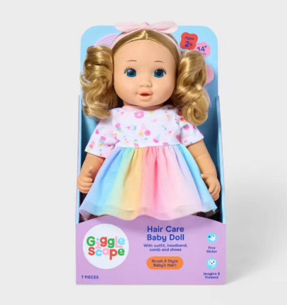 GiggleScape Hair Care Baby Doll