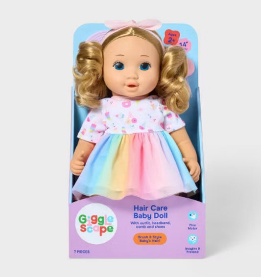 GiggleScape Hair Care Baby Doll