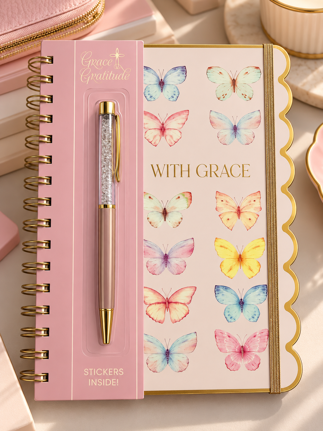 Libreta Grow with Grace 🦋