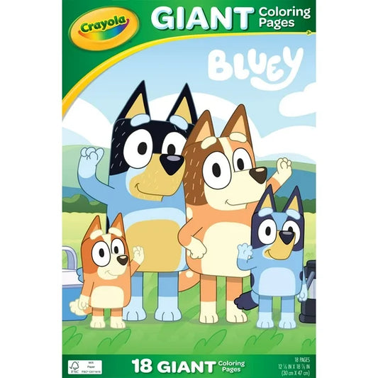 Páginas de Colorear Gigantes Bluey🩵