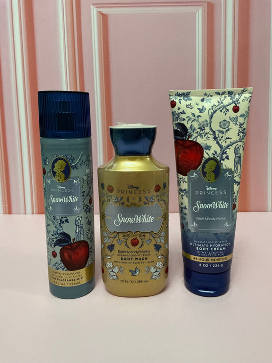 Set de 3 piezas, Blanca Nieves