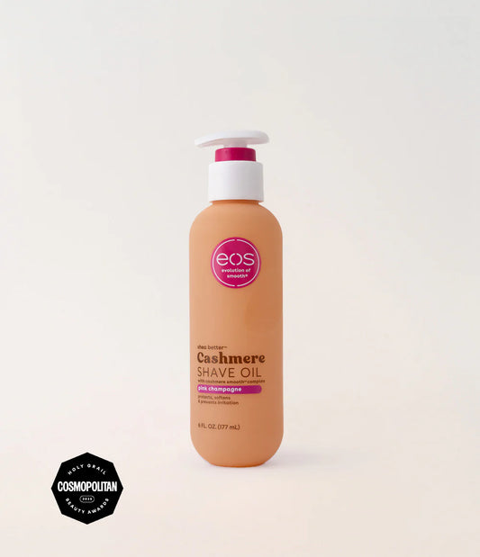 Eos shave oil, pink champagne
