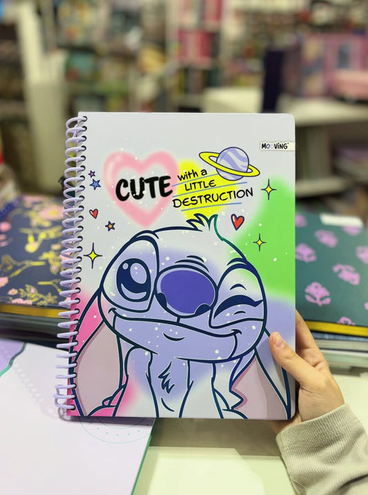 CUADERNO CARTA STITCH