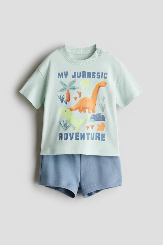 Set Shorts & Camiseta Dinosaurios 🦖🦕