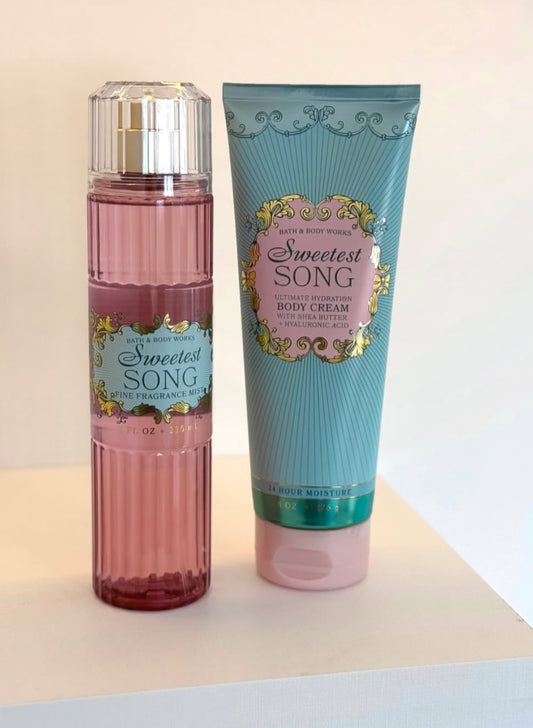 Sweetest Song 🎀🩵 Set 2pcs Splash&Crema