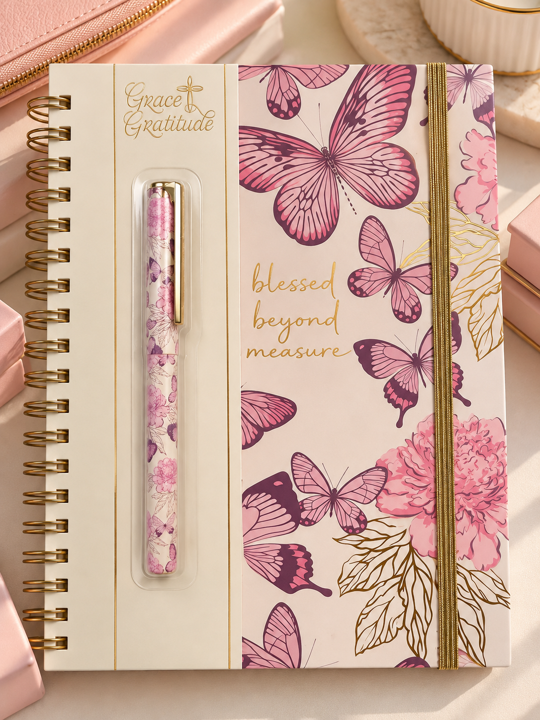 Libreta Blessed Beyond Measure