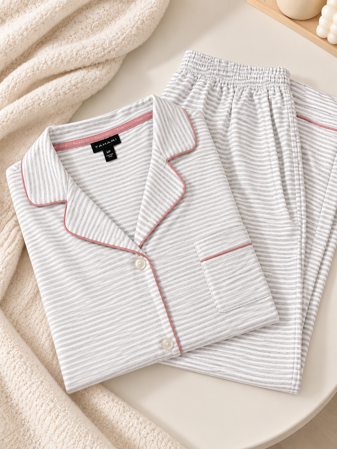 Pijama Tahari Rayada