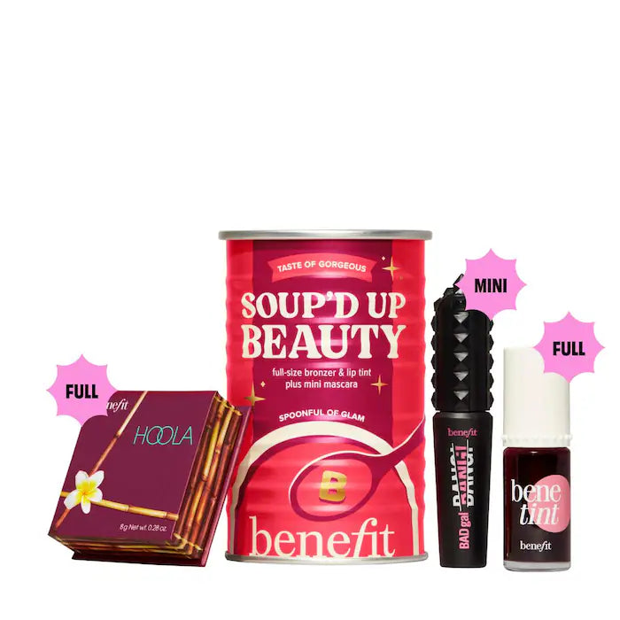 Benefit Cosmetics
Soup'd Up Beauty - Benetint, Hoola Bronzer and Mini BADgal BANG! Trio