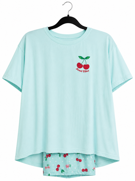 Cherries 🍒🍒🩵Pijama