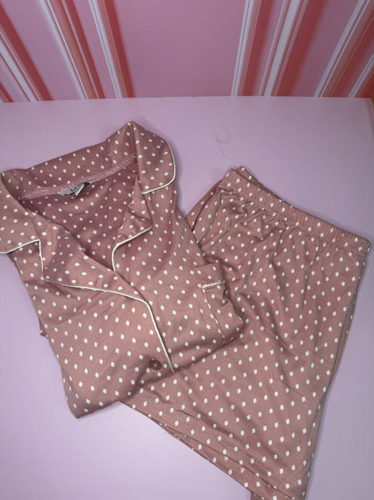 Pink & White Dots🎀🤍 Pijama Short