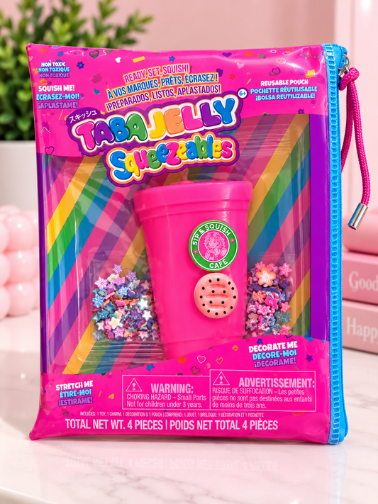 SQUISHY- Taba Jelly Squeezables Cafe Rosado