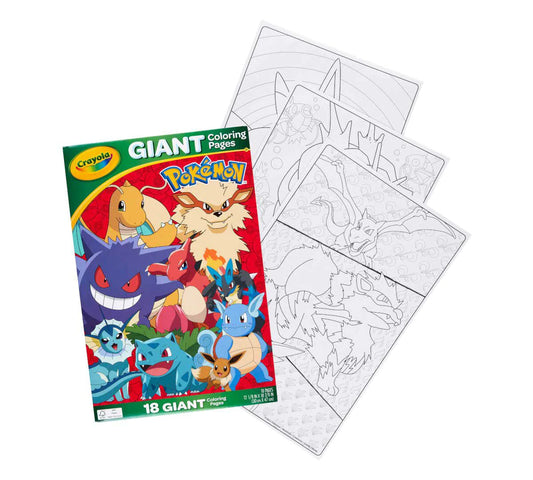 Crayola Pokemon Páginas de Colorear Gigantes