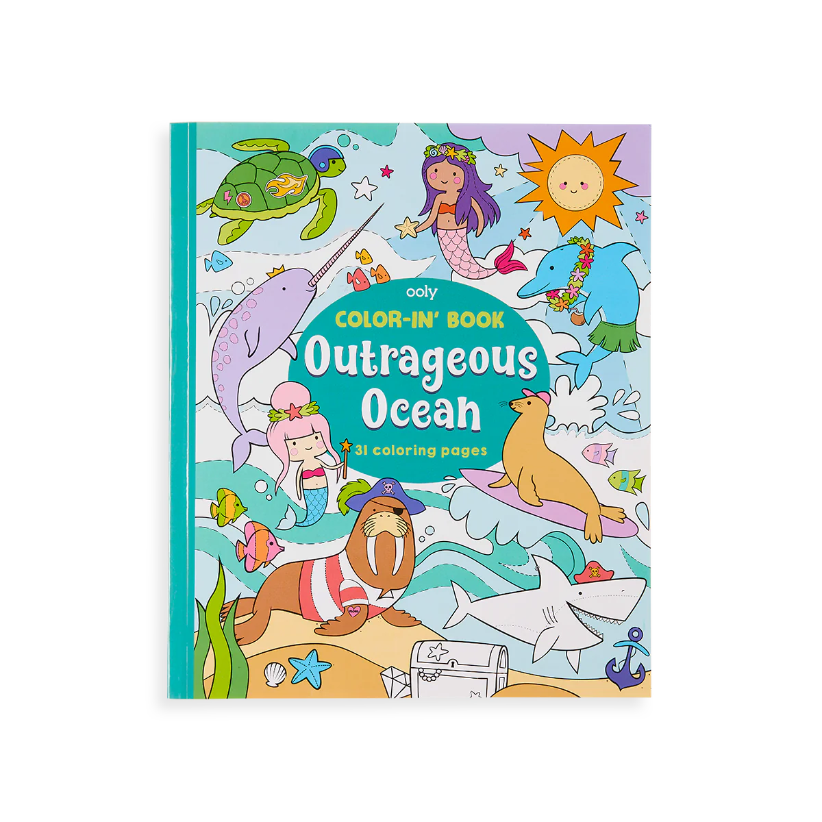 Libro de Colorear Outrageous Ocean 🌊🐬🦭
