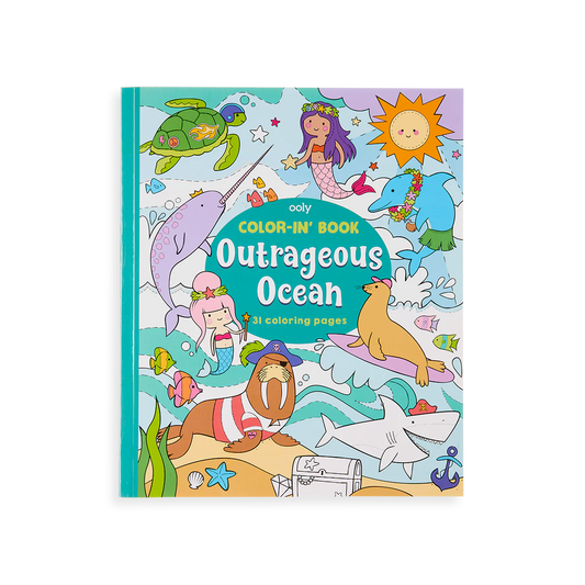 Libro de Colorear Outrageous Ocean 🌊🐬🦭