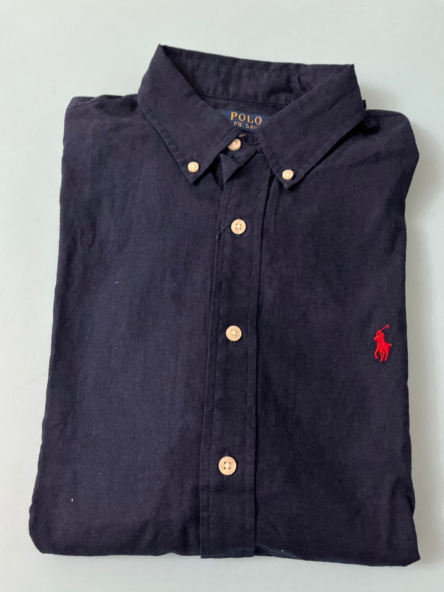 Camisa Polo Ralph Lauren manga corta azul