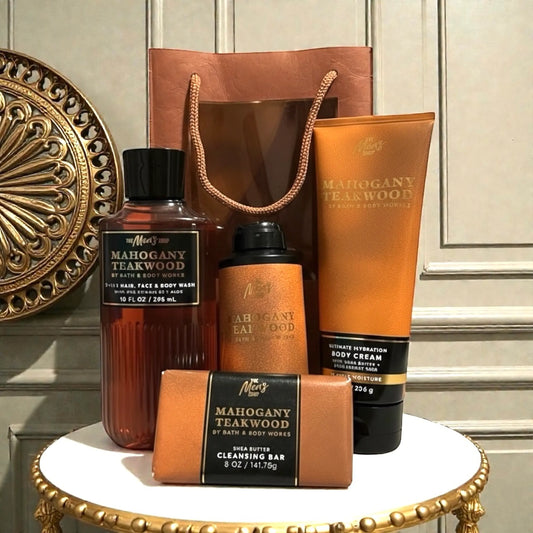Mahogany Teakwood Set Bag Bath & Body Works💫