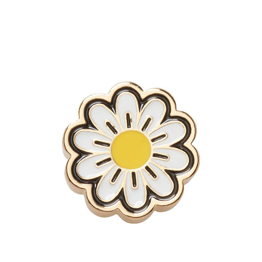Flor Metálica Jibbitz