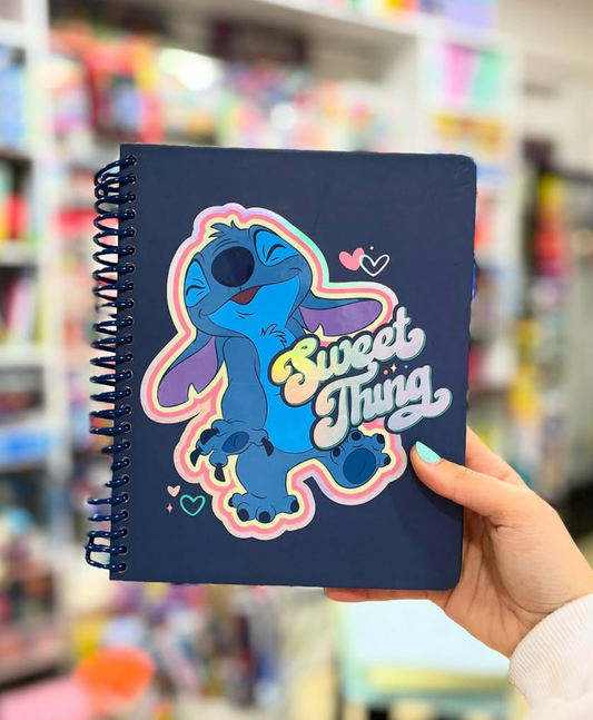 Libreta de Stitch Tamaño 1/2 Oficio