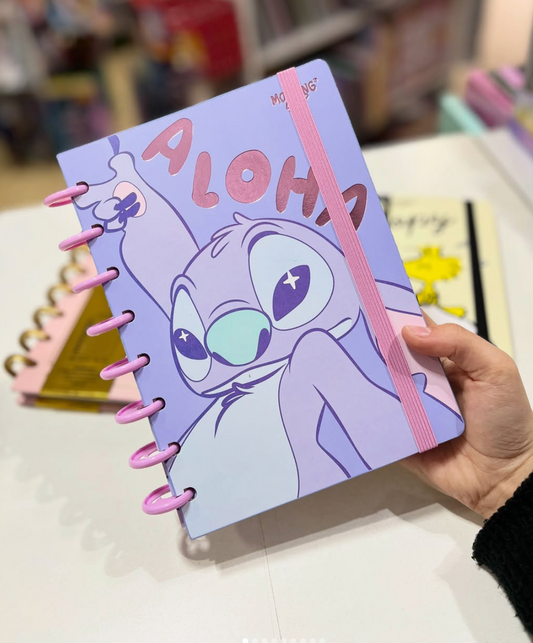 Cuaderno de Sistema de Discos de Stitch