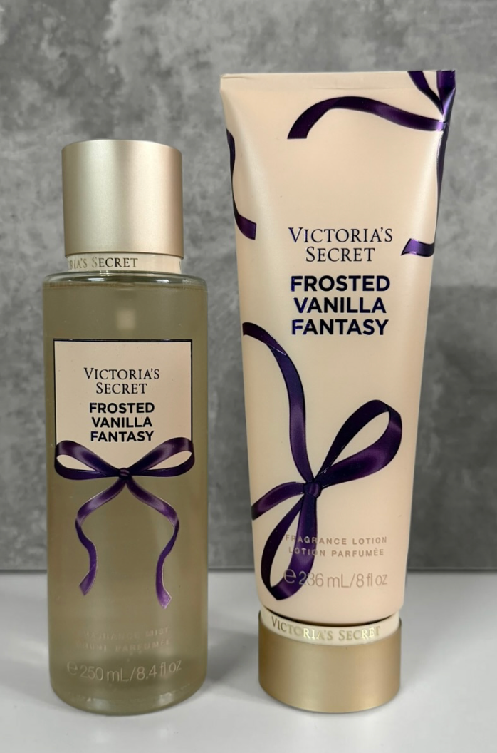 Victoria's Secret Set 2pcs Frosted Vanilla Fantasy