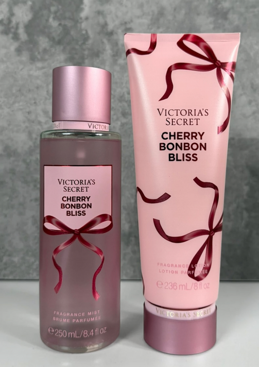 Victoria's Secret 2pcs Set Cherry Bonbon Bliss